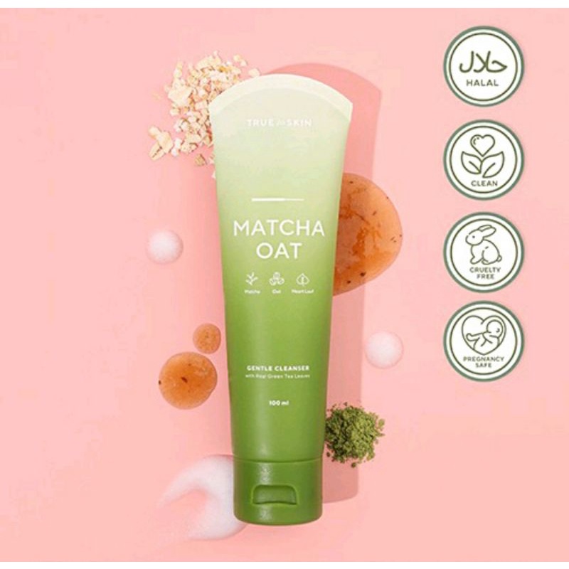 True to Skin Matcha Oat Gentle Cleanser 100ml