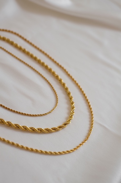 Ark.co - KALUNG Marais necklace (per 1 pc) gold rope rantai statement