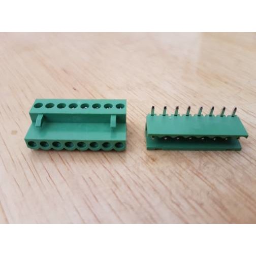 konektor green HT3.96mm 8p tekuk L terminal block connector pair 3.96 mm 3.96mm right angle 8 pin