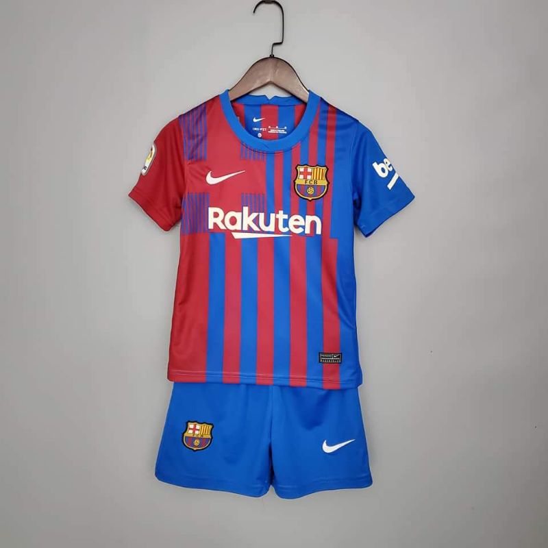 Jersey Bola Go Anak-Anak Barcelona Home