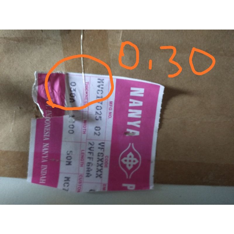 Mika rigid kaku pvc tebal 0.30 mm LEBAR 140cm HARGA PER 50 CM mika kaku tebal kotak kado souvenir kaca custom ukuran