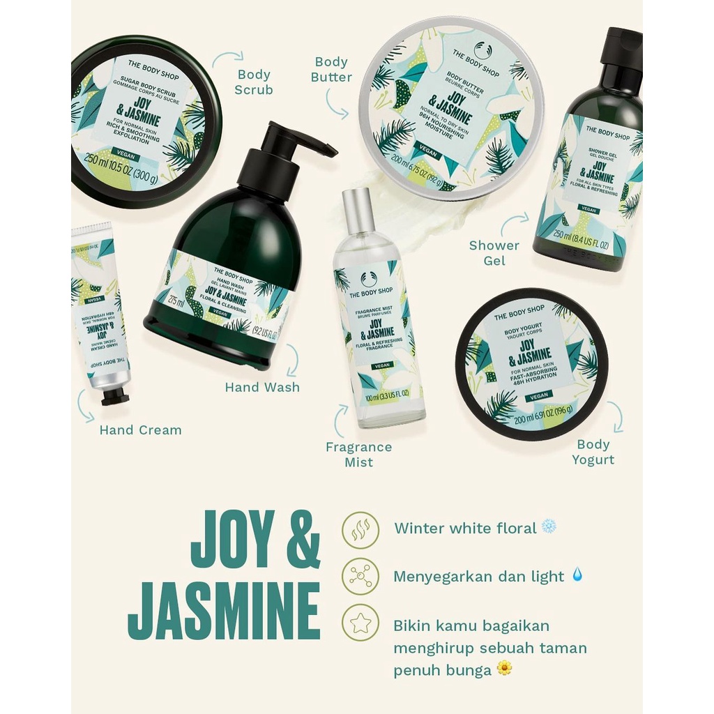 Image of The Body Shop Joy & Jasmine Fragrance Mist 100ml #1