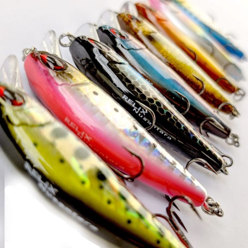 Lure Minnow ASTUTI S 5cm 5.7gram dari Relix Nusantara