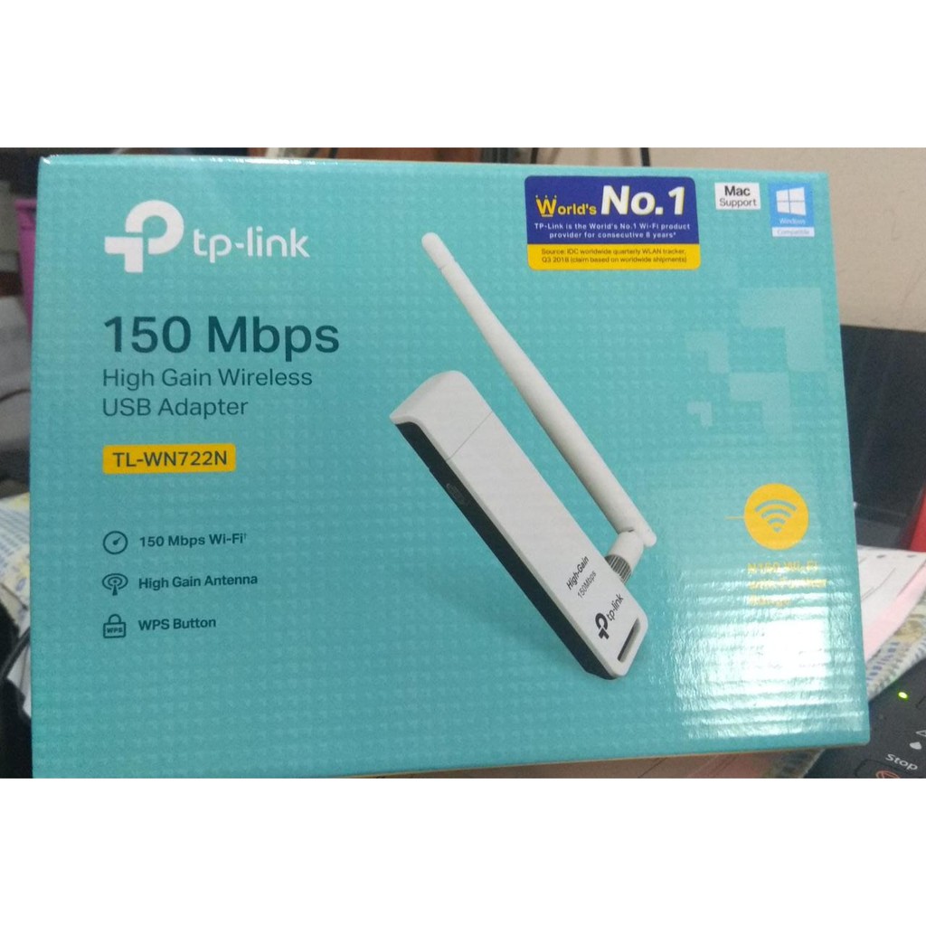 Whiskeria_ Tplink Usb Wifi 150Mbps / Tl-Wn722N Wn 722 N Wn722