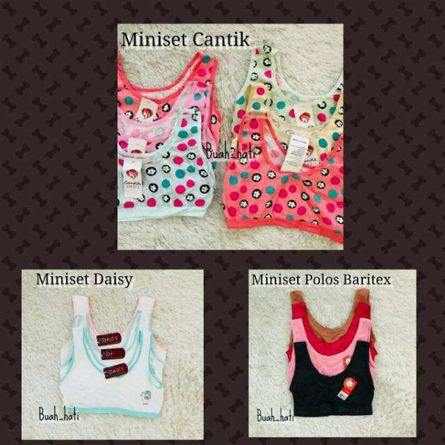 MINISET ANAK/BRA REMAJA WANITA