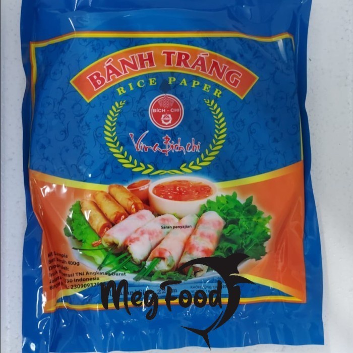 

BANH TRANG RICE PAPER 400 GR || KULIT LUMPIA VIETNAM 1 PAK - 22 cm