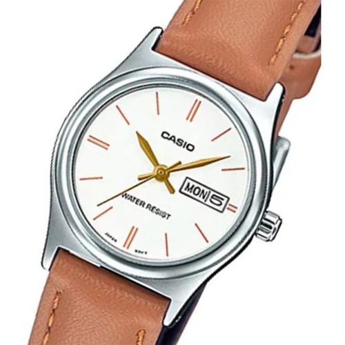 CASIO Original LTP-V006L Series (Jam Tangan Kulit Wanita)