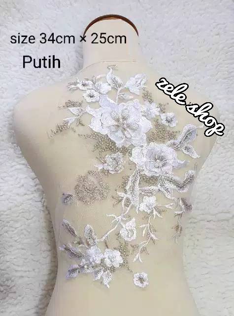 RENDA BUNGA 3D / PATCH LACE