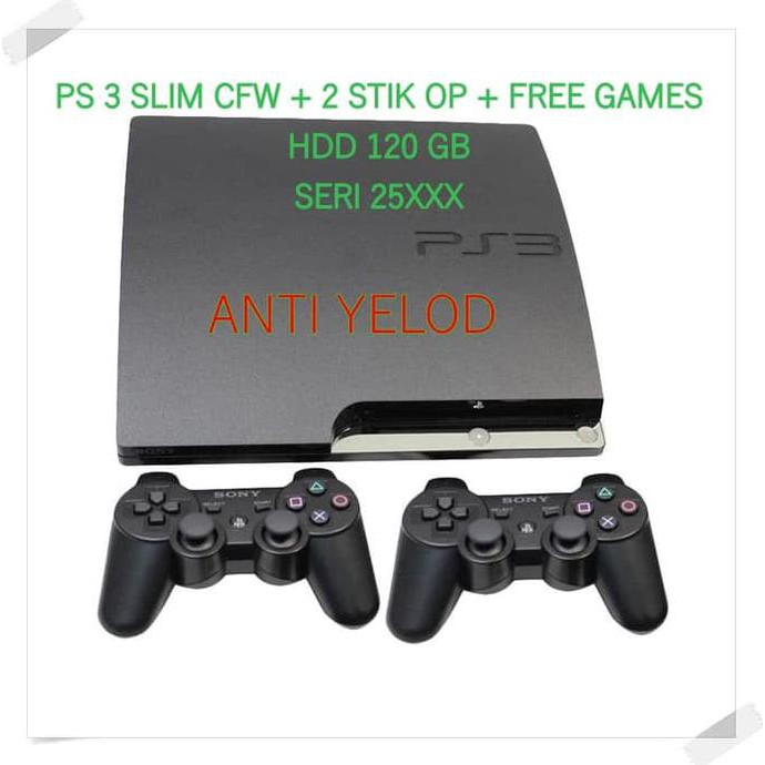 PS3 Slim 120GB CFW Seri 25XXX