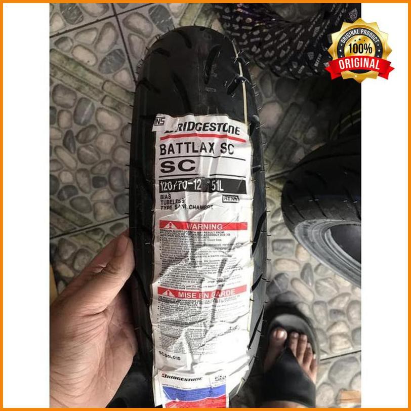 ✪Star Sellerπ Ban Bridgestone Battlax Sc 120/70 - 12 120/70 12 ”
