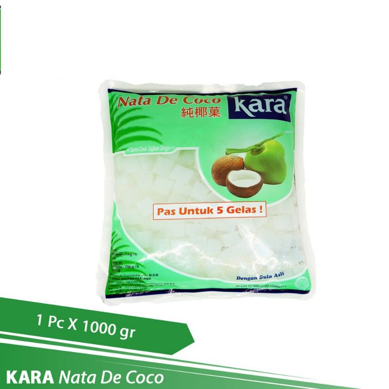 

Kara Nata De Coco Sari Kelapa Kotak Plain 1kg 1 kg