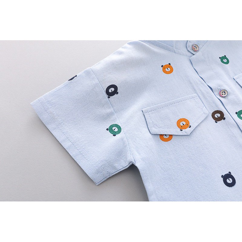 1-5thn | Setelan Tshirt + Celana (1 set) Laki-laki Bayi Anak Pakaian anak Kaos Bayi L