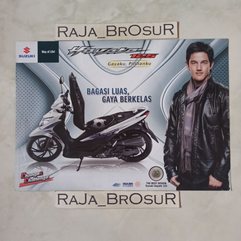 Poster brosur flyer Suzuki Hayate 125 Hayate125 2011