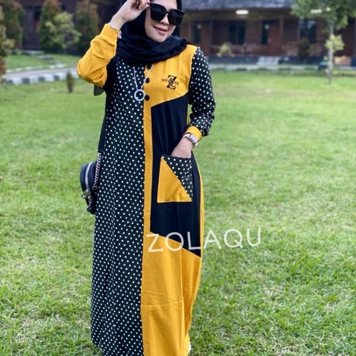 PREMIUM GAMIS KAOS WANITA ZOLAQU