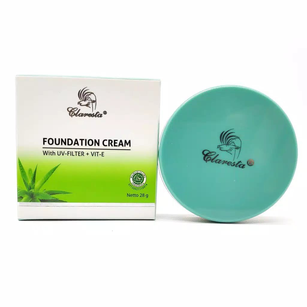 Claresta Foundation Cream With UV-FILTER+VIT-E 28gr ~ Original 100%