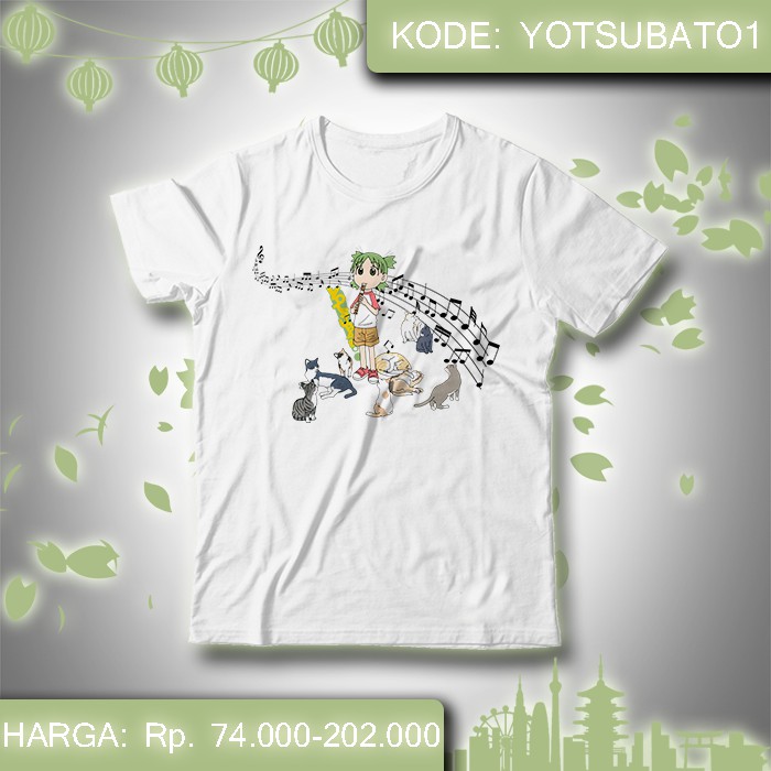 Baju Kaos Manga Yotsubato - Yotsuba& Yotsuba 1 Baju