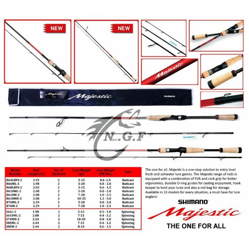SHIMANO MAJESTIC ( BAITCASTING )
