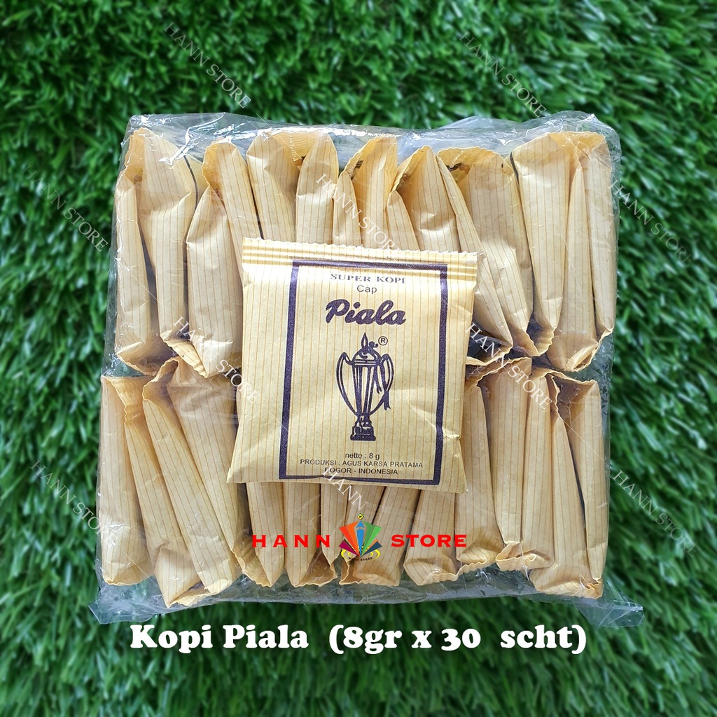 

KOPI CAP PIALA MINI ISI 30 SACHET x 8 GRAM TANPA GULA KOPI KHAS BOGOR