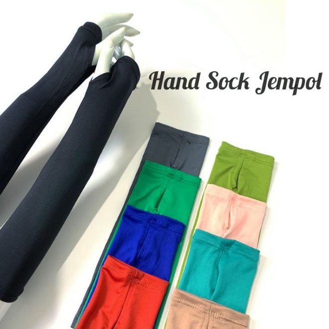 MANSET TANGAN JEMPOL WANITA / HANDSOCK JEMPOL WANITA JERSEY POLOS TERNYAMAN