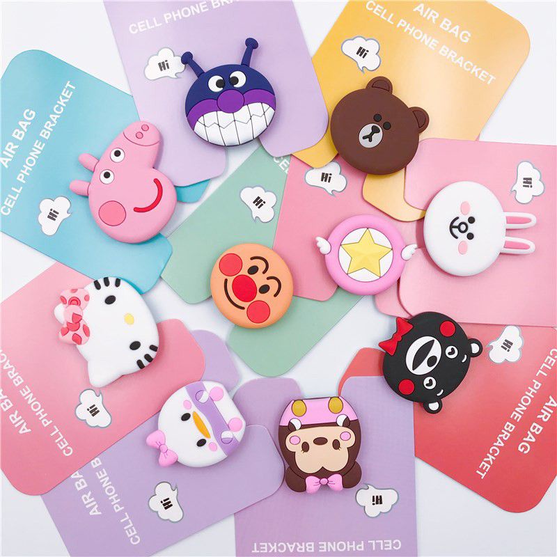 Popsocket HP Karakter 3D Pop Socket Kartun Import Murah
