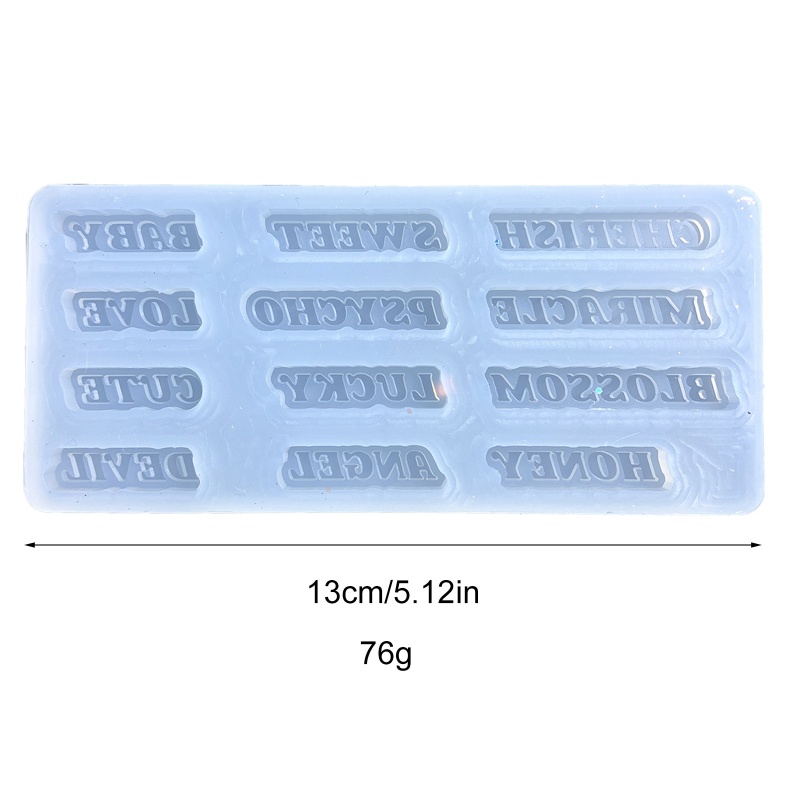 Siy Cetakan Resin Bahan Silikon Hollow Untuk Membuat Perhiasan