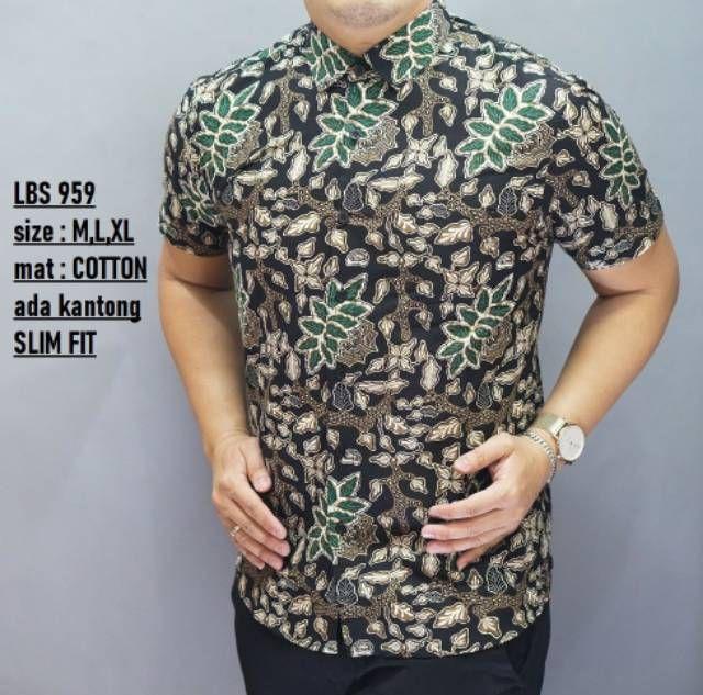Kemeja Batik Pria Slim Fit Colindion Best Seller Cbs722