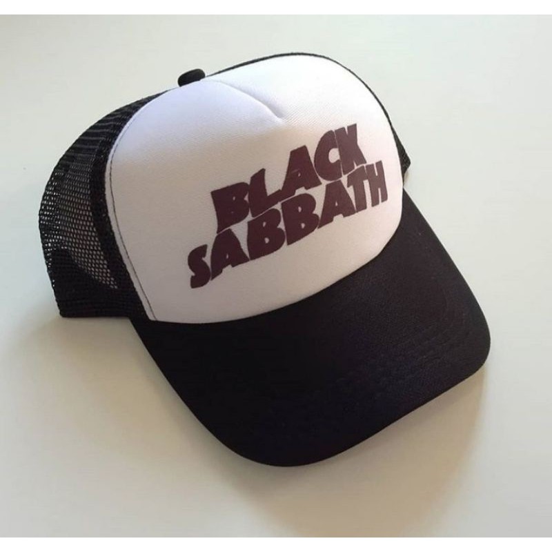 TOPI / TRUCKER CAP / BASEBALL CAP / BLACK SABBATH / METAL