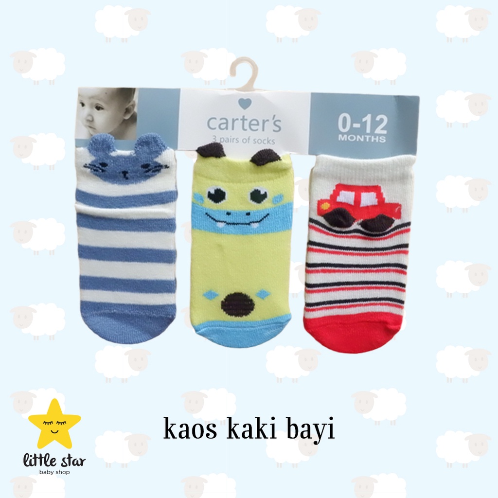 3 PSG - Carters Kaos Kaki Bayi | Baby Socks