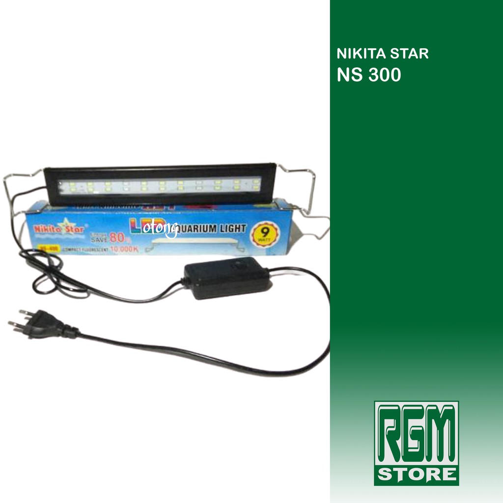 NIKITA STAR ns - 300 ns300 Lampu led aquarium aquascape murah