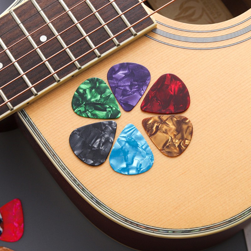 Glitter 4 Pcs/Set Universal Guitar Picks Epoxy Resin Mold Guitar Plectrums Silicone Mould DIY Crafts Guitar Thumb Finger Picks Casting Tools