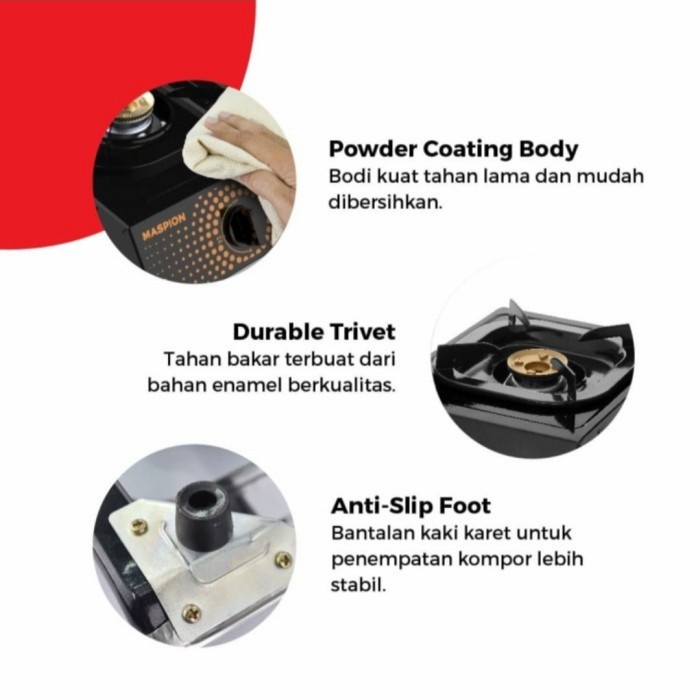 Kompor Gas Maspion MKS 810C