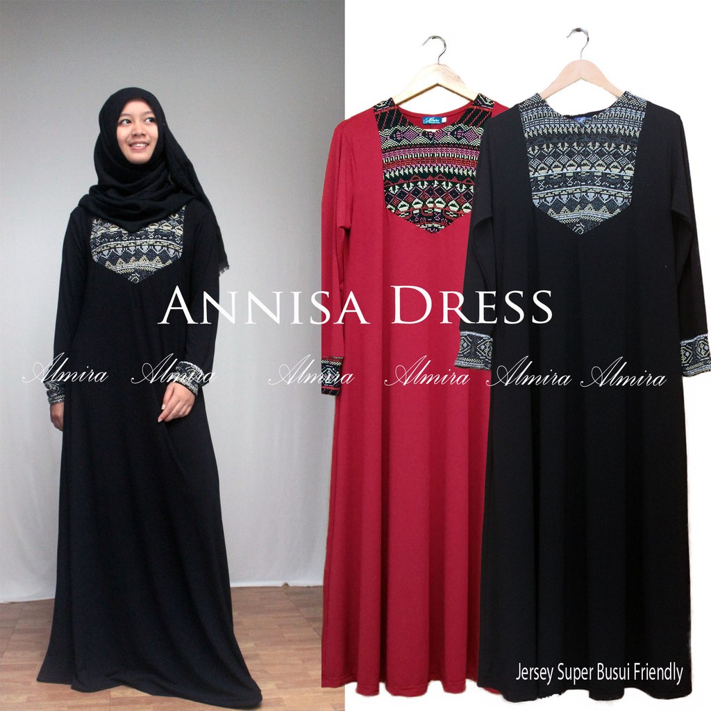  Annisa  Toko Baju  Muslim  Voal Motif