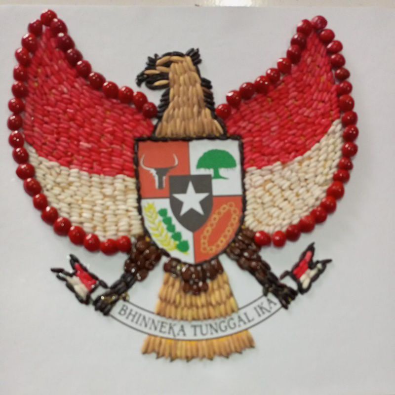 Kolase Tema Kemerdekaan Garuda Pancasila