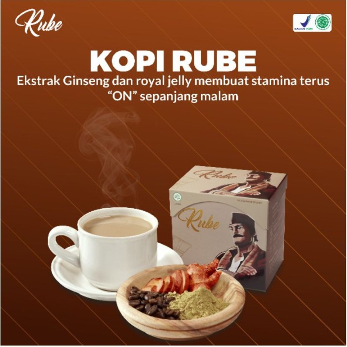 

[BISA COD] BISA COD Kopi Rube Asli Original BERPOM