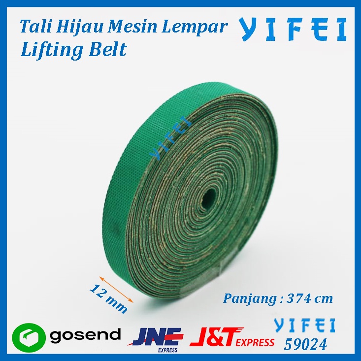 TALI HIJAU MESIN LEMPAR/LIFTING BELT YIFEI-59024