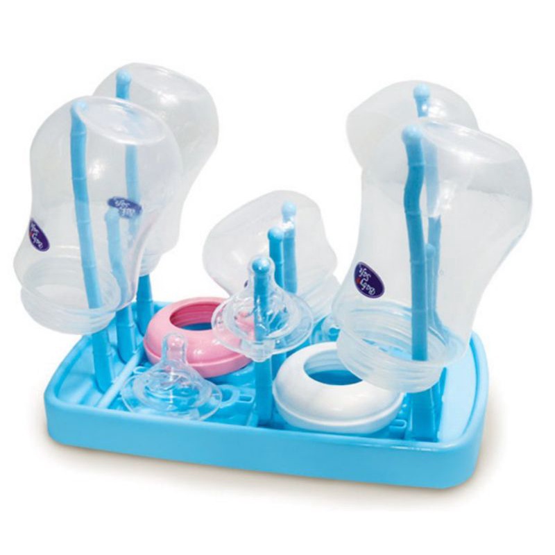 Baby Safe Bottle Drying Rack/Rak botol travel bayi / Rak Botol Susu Bayi Babysafe DR08Y DR08B