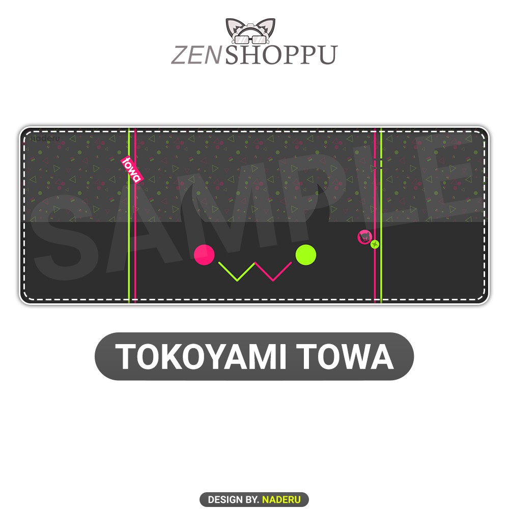 Tokoyami Towa Hololive JP Deskmat/Mousepad
