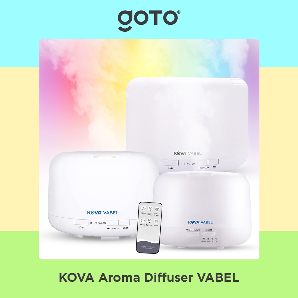 Kova Vabel Humidifier Diffuser Aroma Terapi Essential oil Pelembab