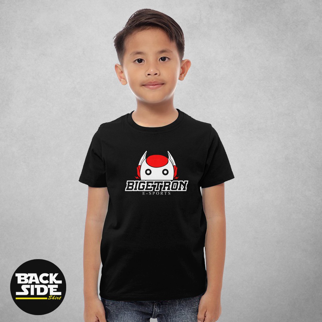 Kaos Baju Anak Gamer Bigetron Esport BTR Gaming Baju Distro Unisex Pria Wanita Cotton Combed 30s
