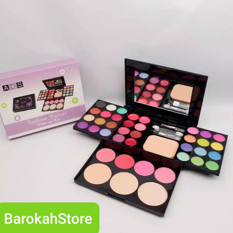 MAKE UP ANAK PALLETE ADS 1 SET LENGKAP / BEAUTY KIT / MAINAN BELAJAR MAKE UP / MAKE UP ARTIS