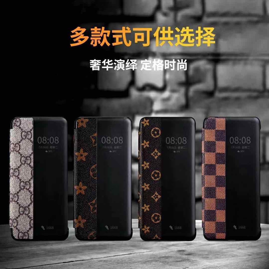 Samsung Note 20 Plus A21S A31 NOTE 20 Smart view Flipcase Flip cover flip case motif brand LV