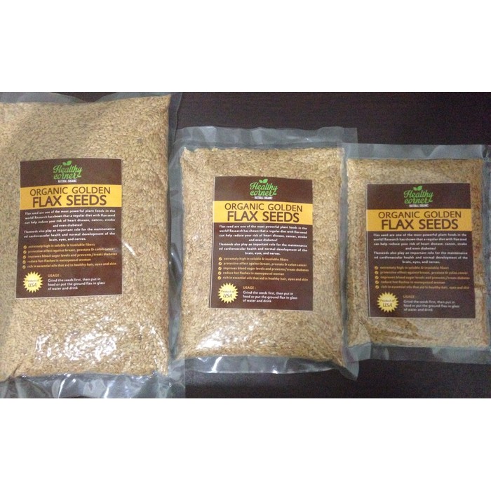 

Organic Golden Flaxseed (Flaxseeds) 1000 gr