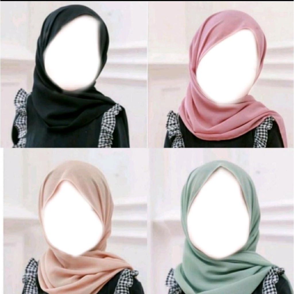 Pashmina Anak Usia 2-7tahun/ Pashmina Anak Diamond Crepe / 50cm x 150cm pashmina anak