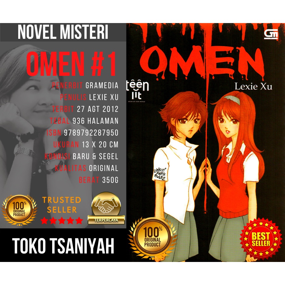 Novel Omen 1 Omen Teenlit Lexie Xu Novel Misteri Mistery Novel Thriller Novel Remaja Novel Crime Nov