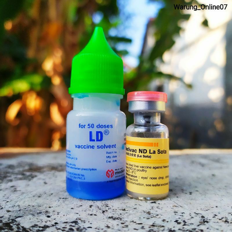 Vaksin Medivac ND Lasota 50 Vaksin Lanjutan Untuk Ayam Kecil Dewasa Induk'an IMUN Pluss Anti Stress
