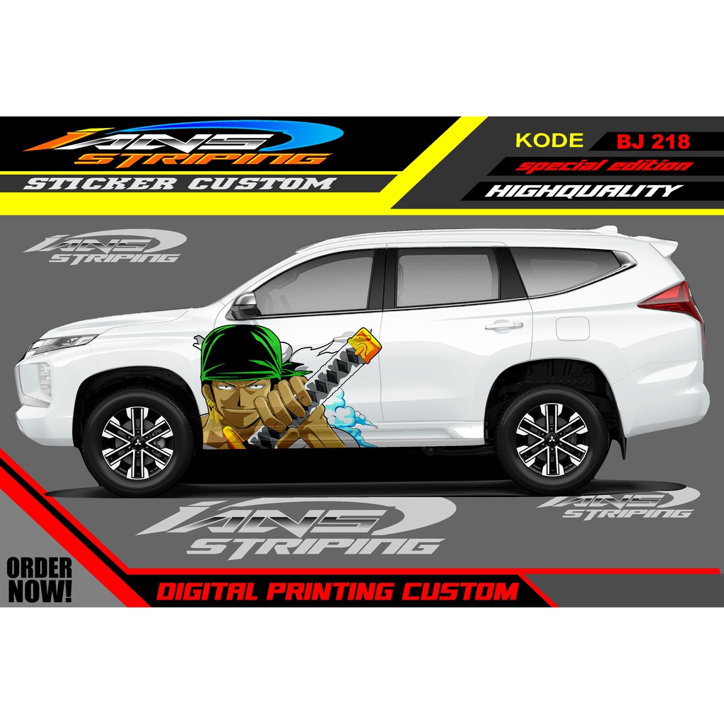 STICKER VARIASI MOBIL PAJERO, INOVA, FORTUNER