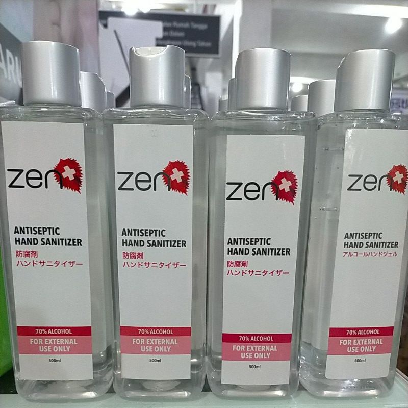 Zen Antiseptic Hand Sanitizer 70% Alcohol 500ml