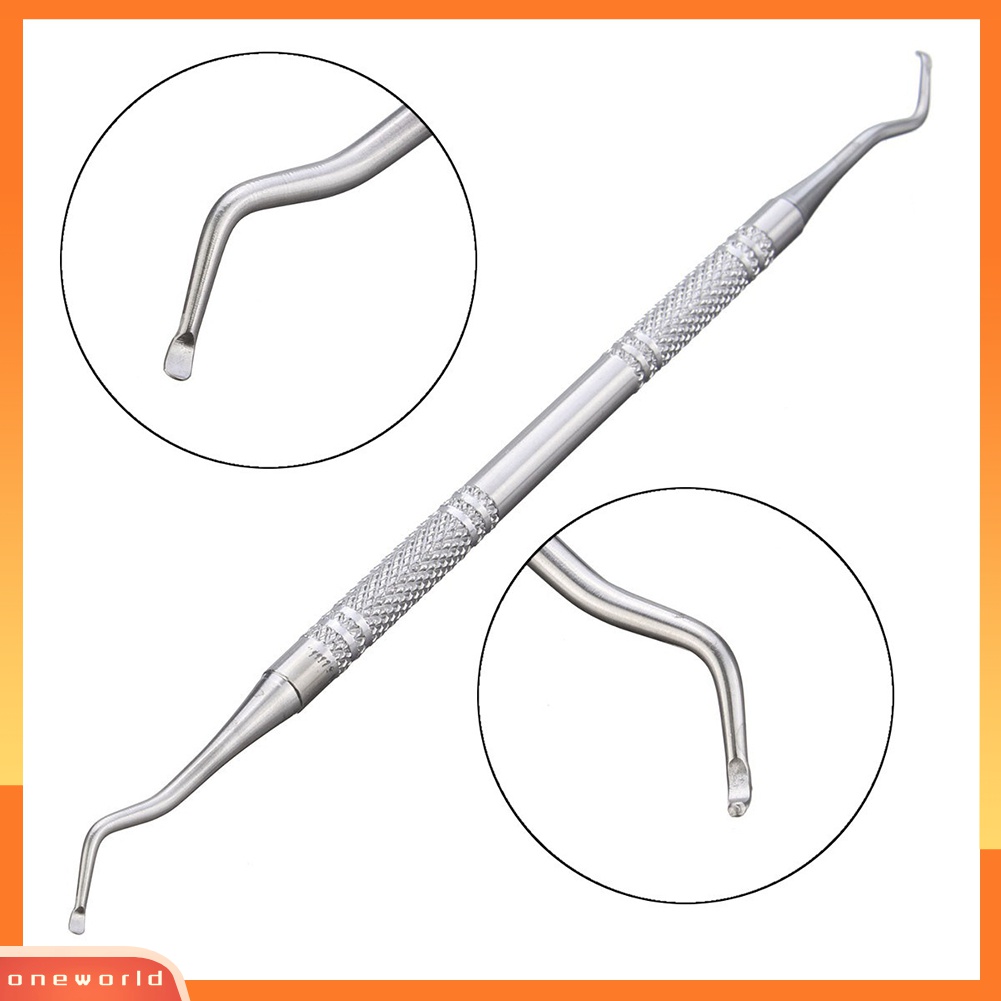 (ONWO) Alat Pengangkat / Koreksi Kuku Kaki Tumbuh Ke Dalam Bahan Stainless Steel Untuk Pedicure