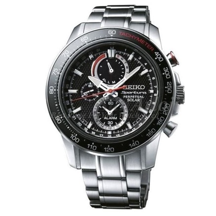 Spesifikasi Seiko SSC359P1 Sportura Perpetual Solar Black Silver White Brand Seiko Tipe Series Seiko