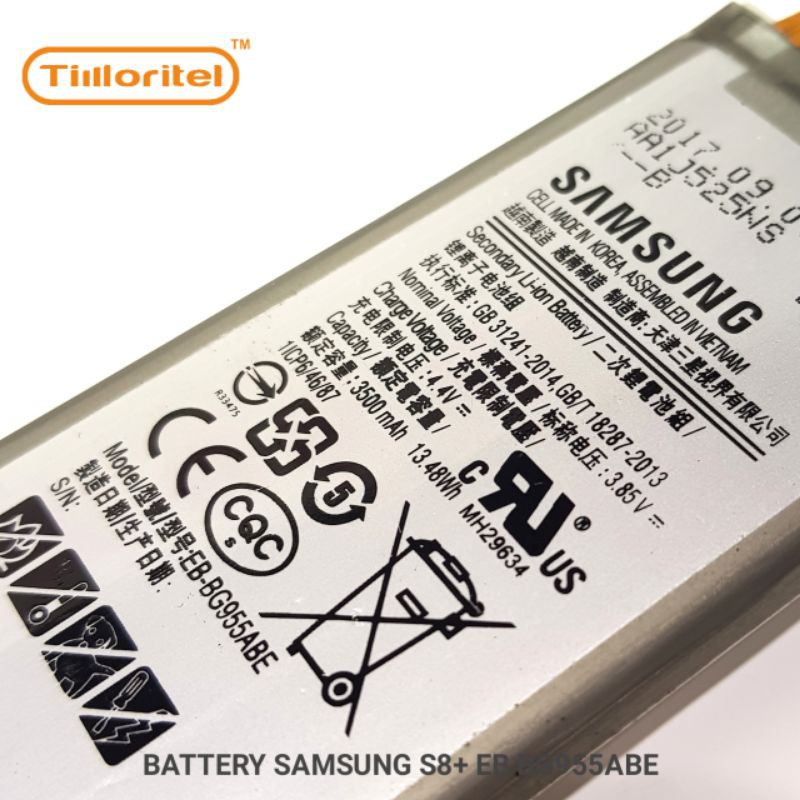 BATTERY BATERAI BATRE SAMSUNG S8+ / EB BG955ABE